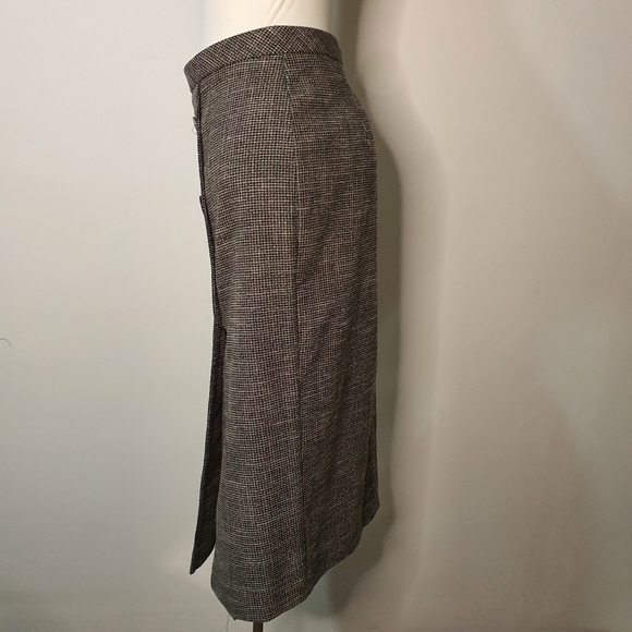 Veronika Maine Houndstooth Midi Skirt  Size 14 - Picture 9 of 9